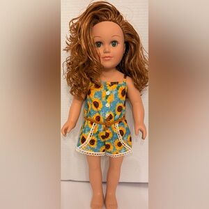 Cititoy My Life Posable Doll w/Wavy Brown Hair Green Eyes #GS126 GM15 2013